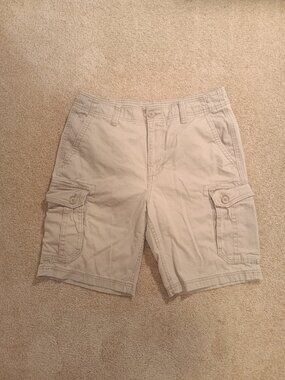 Old Navy Tan Khaki Men's Cargo Shorts (32W)